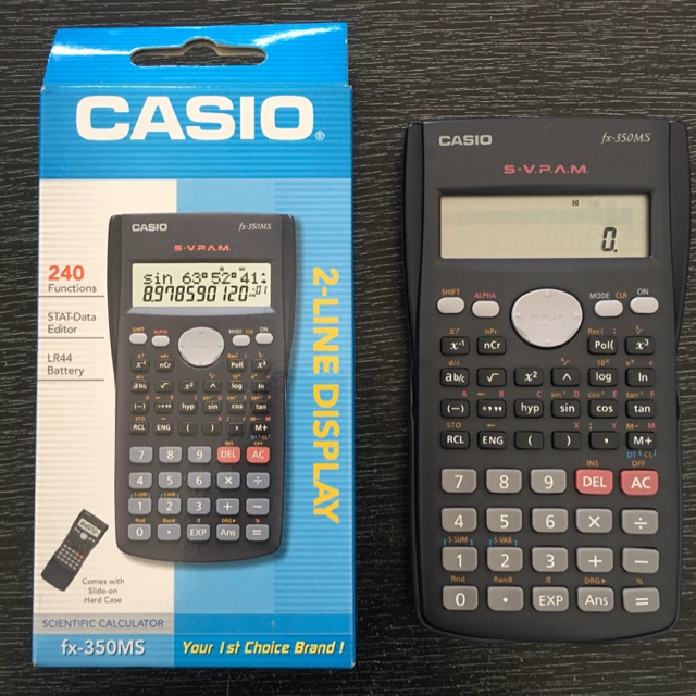 

Kalkulator Casio Fx-350MS (Scientific Calculator)