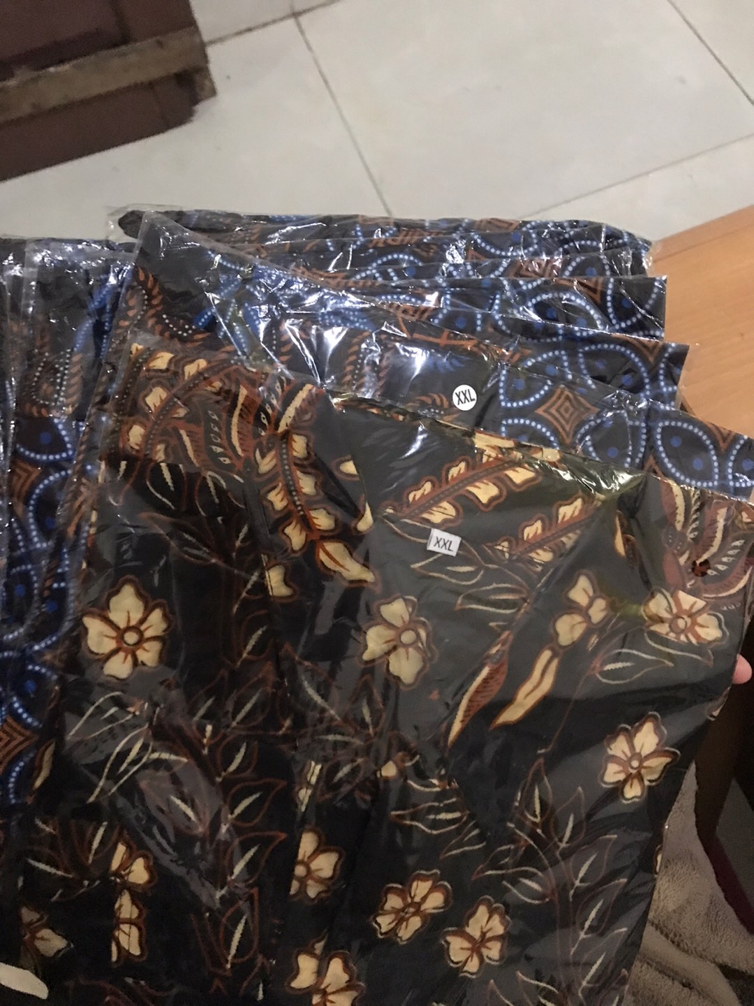 Bswart Batik Hrb026 Kenongo Hem Pendek Padi Pekalongan M L Xl Batik Pria Murah Modern Grosir