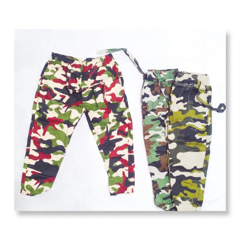 grosir celana panjang army baby, celana army murah anak, celana anak katun loreng