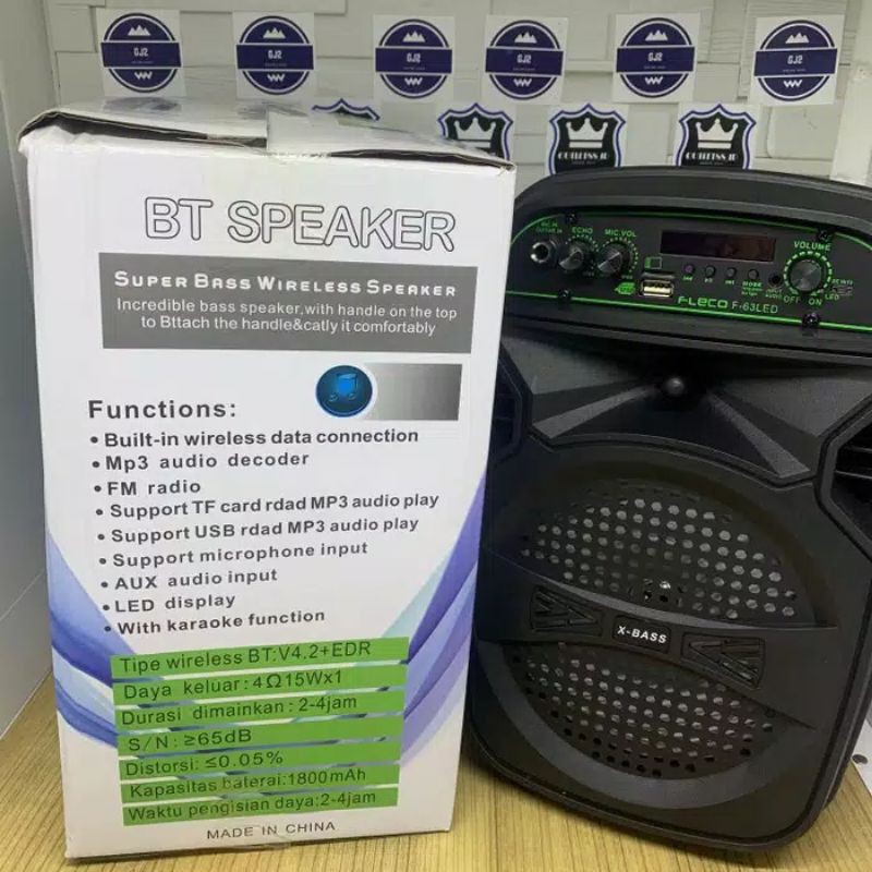 FLECO F-63 LED Speaker