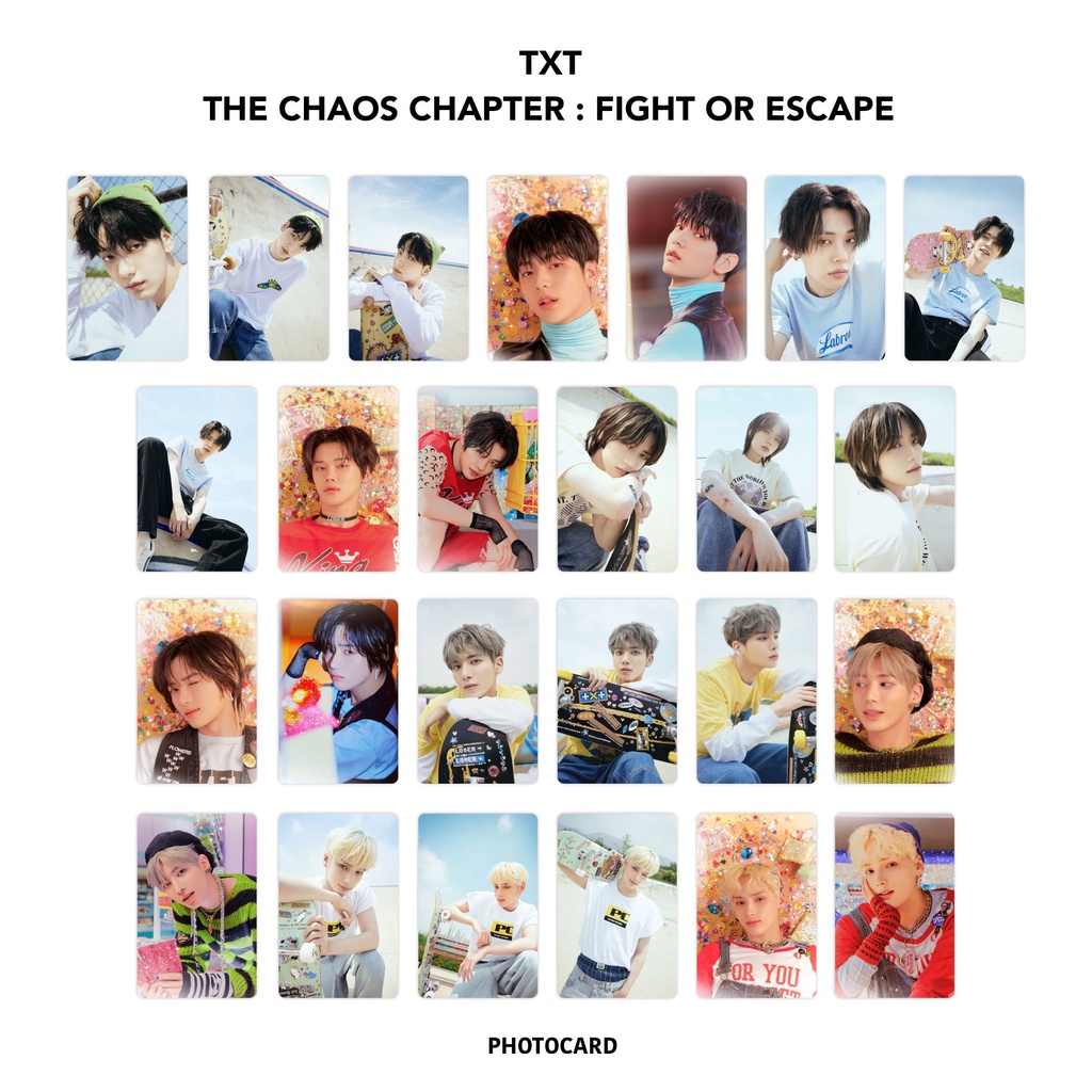 Photocard TXT The Chaos Chapter : Fight or Escape