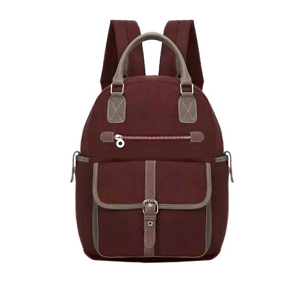 Tas Wanita  Tas Ransel wanita Sophie martin Backpack Maroon  Murah