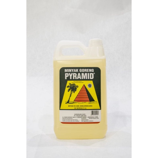 

Minyak Goreng Kelapa Pyramid 5 Liter (coconut cooking oil)