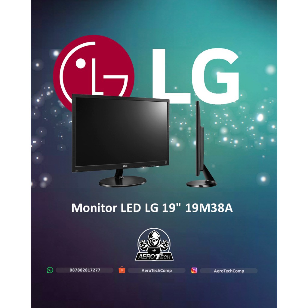 Jual Monitor LED LG 19" 19M38A | Shopee Indonesia