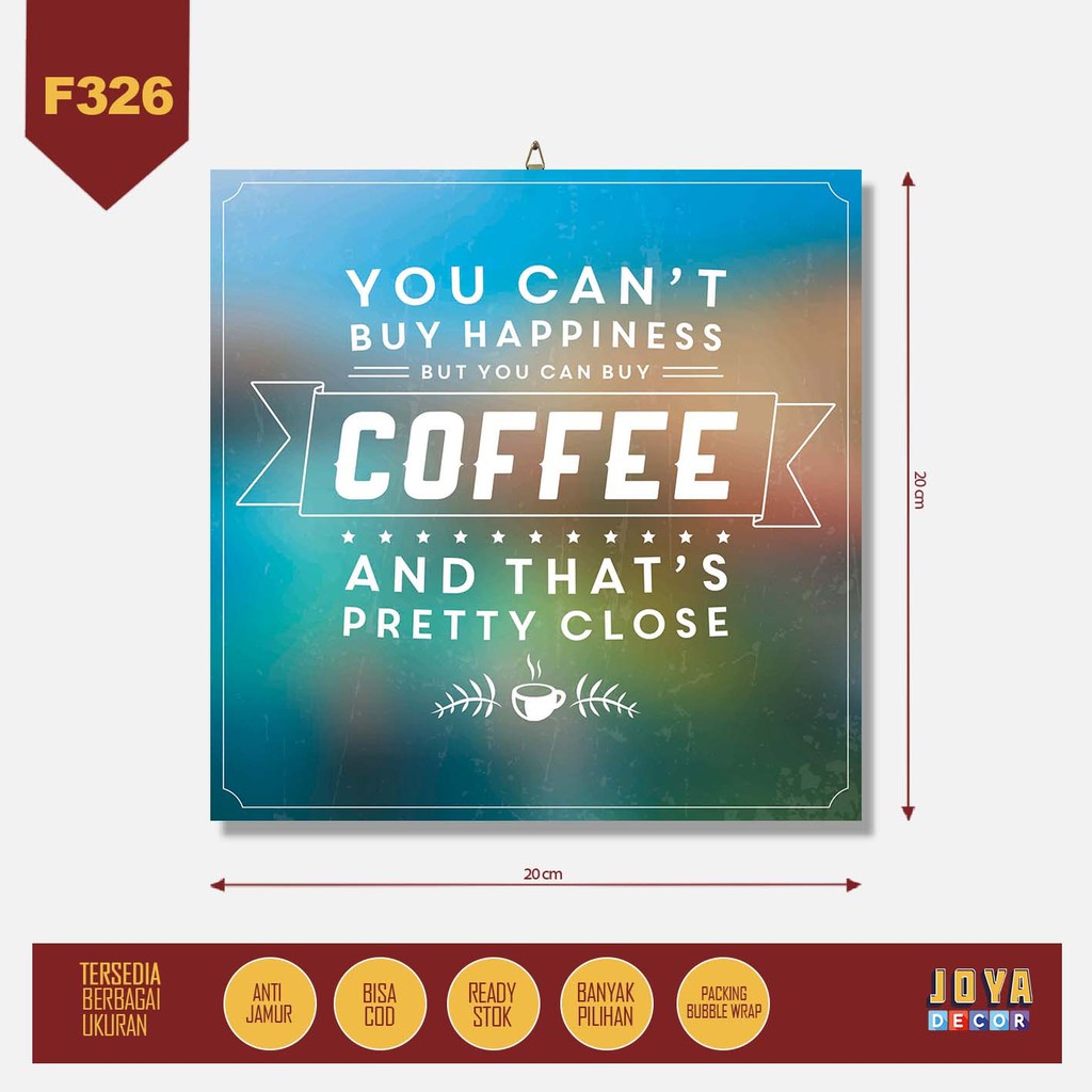 Wall Decor Hiasan Dinding Cafe FF326