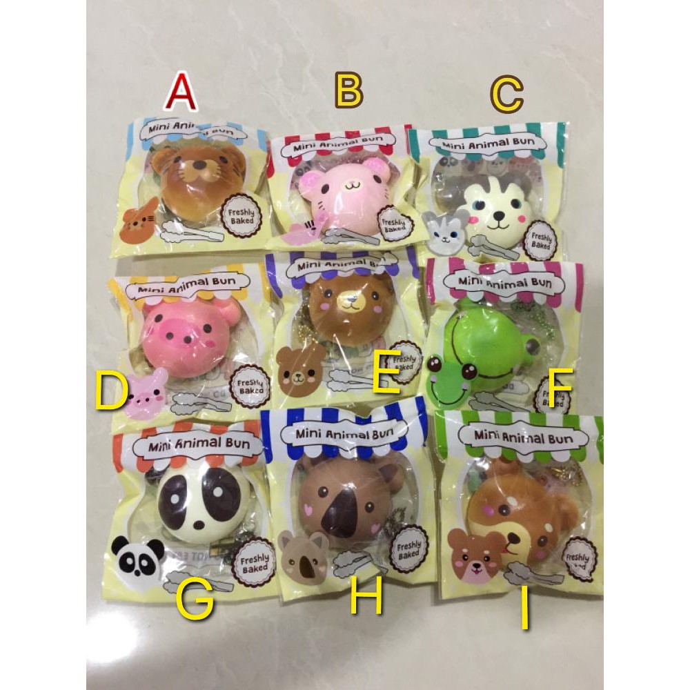 Soft And SlowRise Squishy Punimaru Mini Animal Bun
