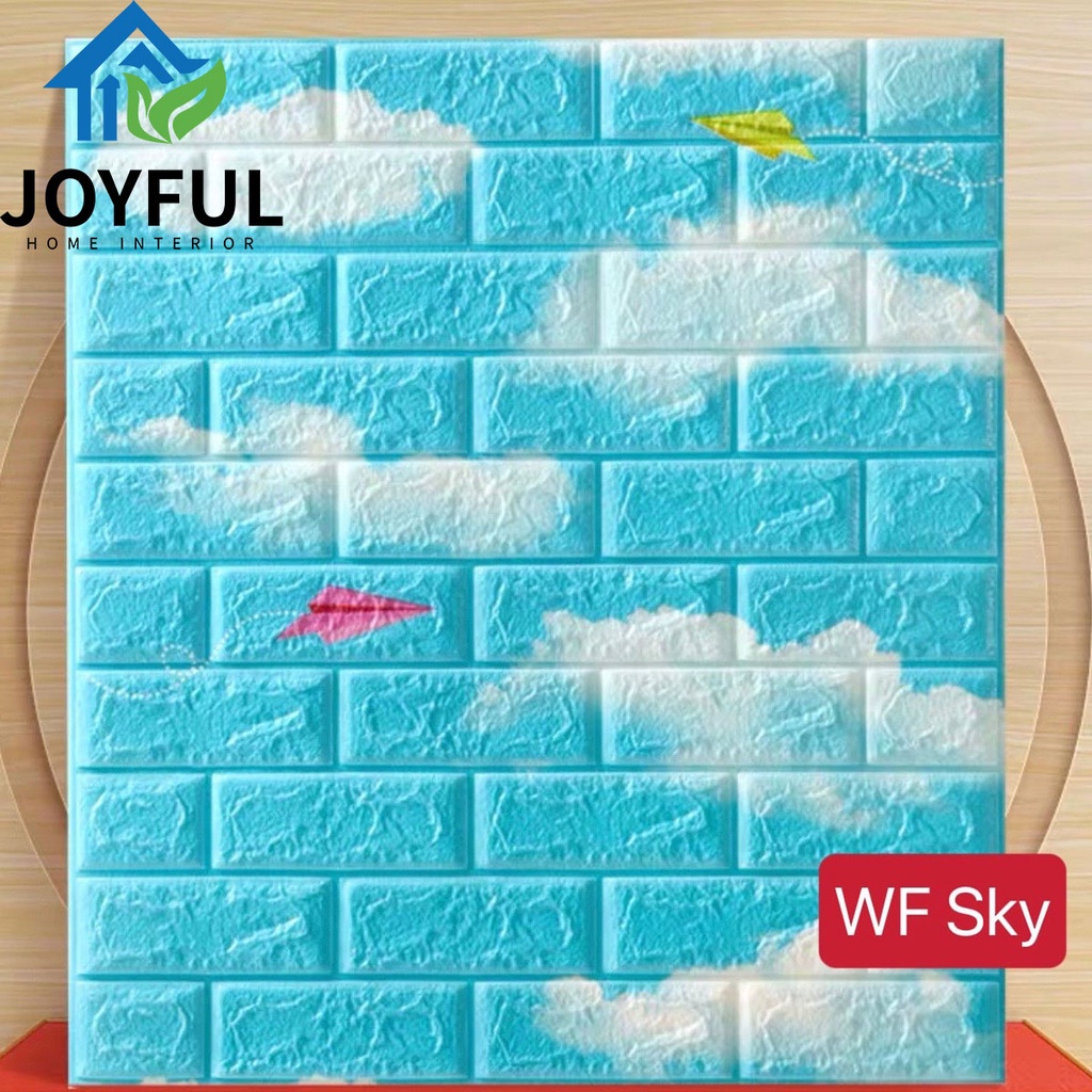 Wallpaper Dinding 3D FOAM Wallfoam 70X77 CM·High Quality-WF SKY