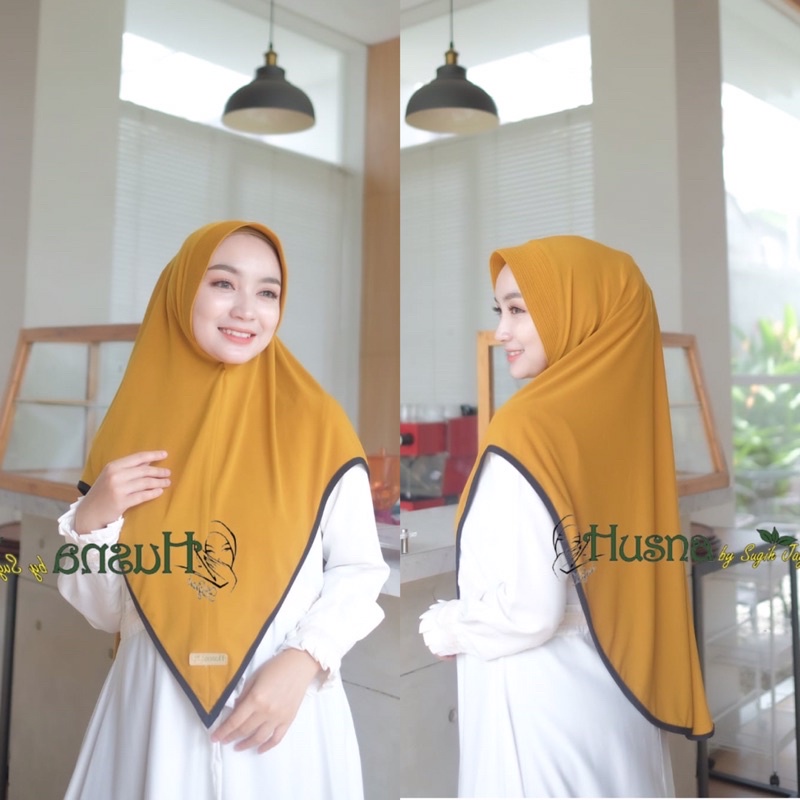 HUSNA | Hijab PET V LIST Size Standar