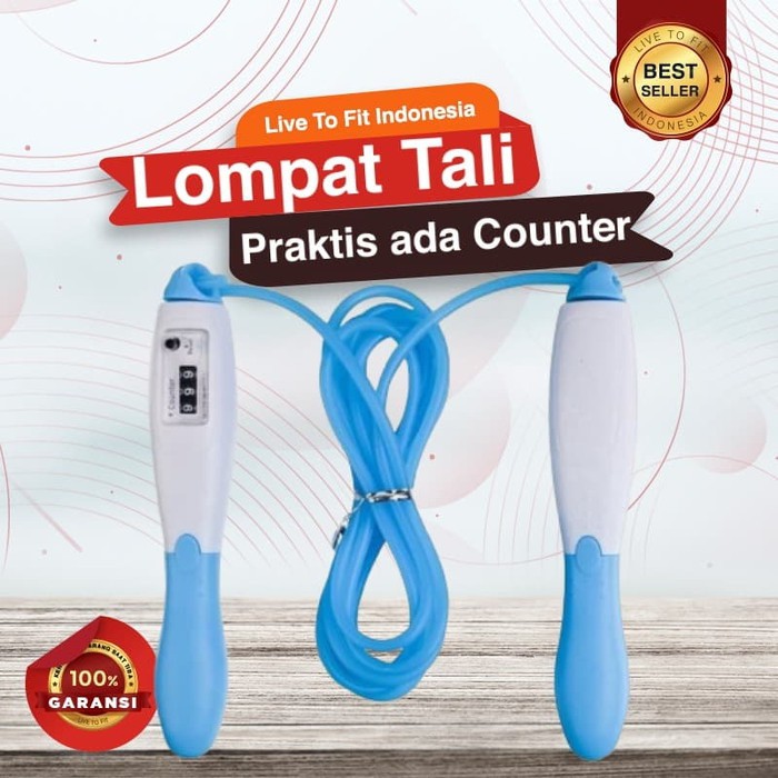 Tali Skipping Lompat Tali Ada Hitungan Jump Rope With Counter YIDCIN