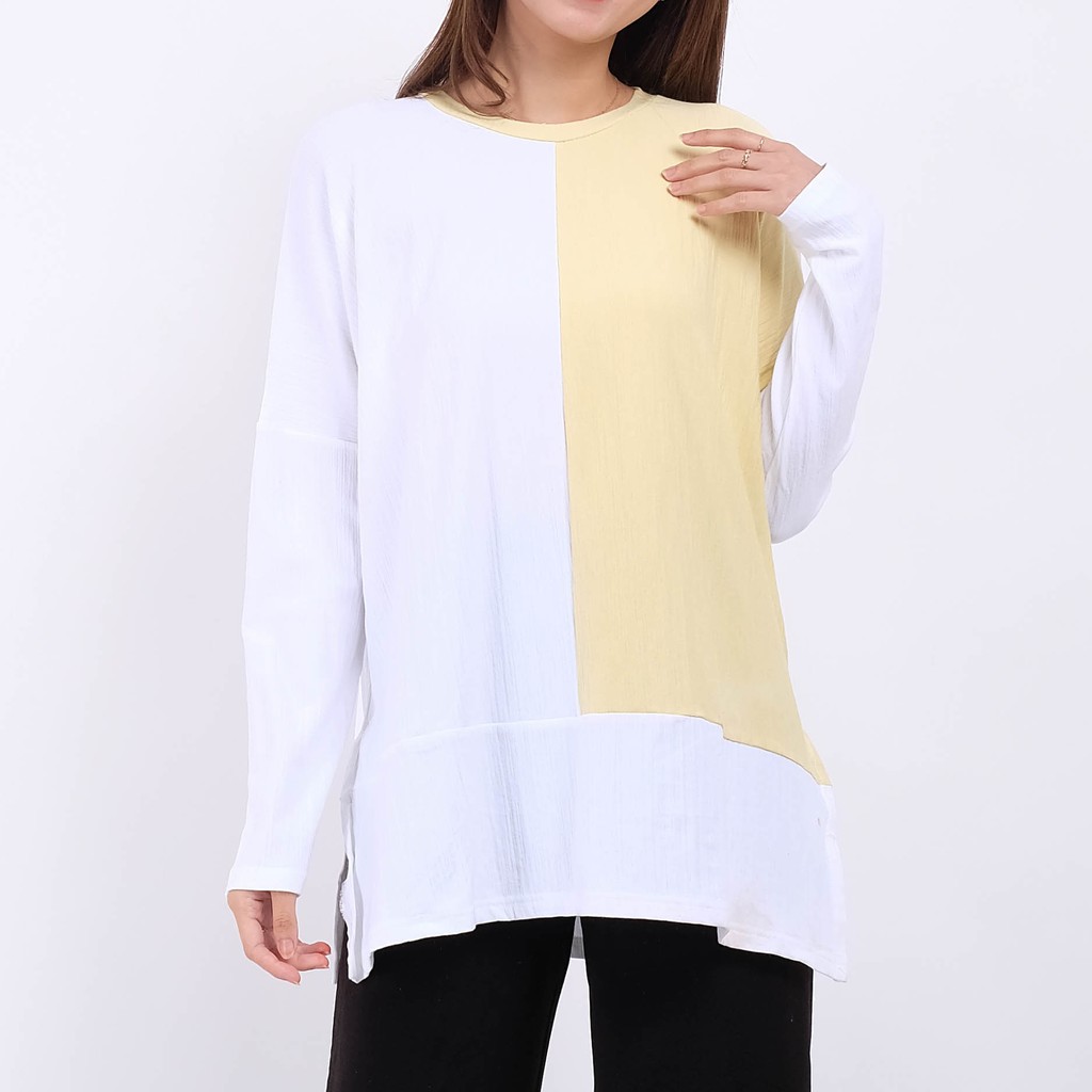 ARENA - Oversized Blouse Jumbo Spandek Rib