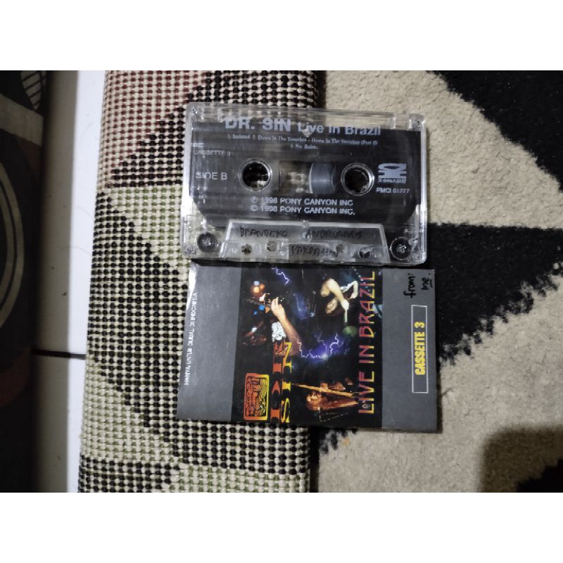 kaset pita dr. sin / live in brazil