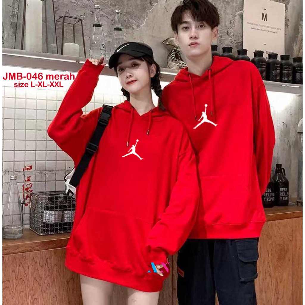 AA1 - Hoodie Couple Fleece Hodi Pasangan Jaket Kembar