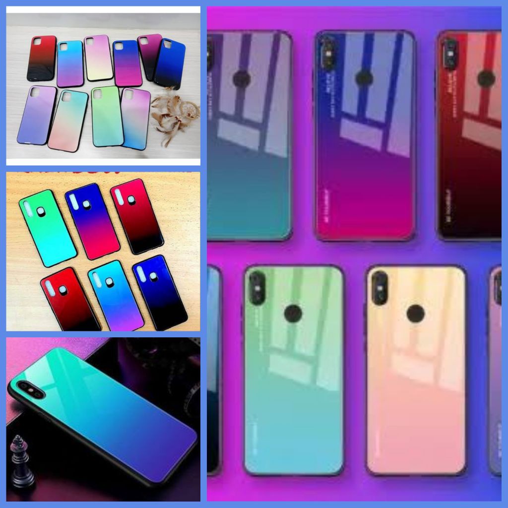 CASE PELANGI RAINBOW CASE  VIVO Y20 OPPO A53 REALME C11 C12 C15