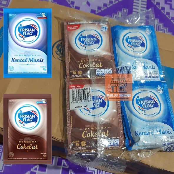 

Susu Kental manis Frisian Flag / Bendera [6x40 gram]