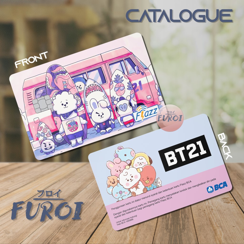 Custom Flazz BCA | Custom Emoney Mandiri | BT21 | Surfing