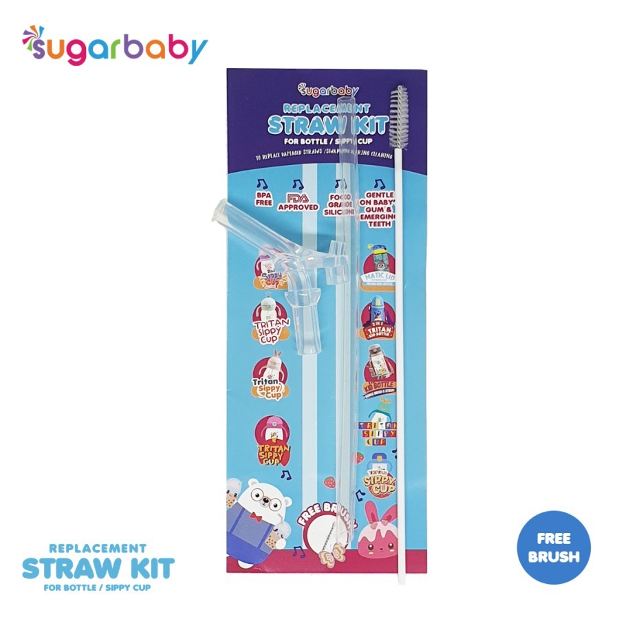 Sugar Baby Replacement Straw For Kids Bottle TKB350