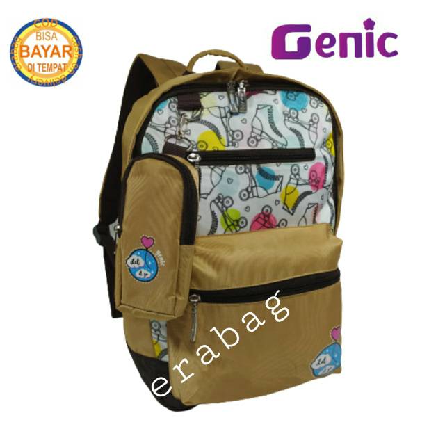 Tas Ransel GENIC Backpack Anak Sekolah Wanita 29358