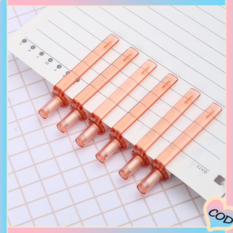 COD❤️ 0.5mm Tip Siswa Pola Persik Gadis Lucu Jenis Pers Pena Gel Menulis Halus-A.one