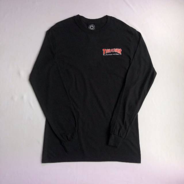Thrasher Outline Embroidered Long Sleeve