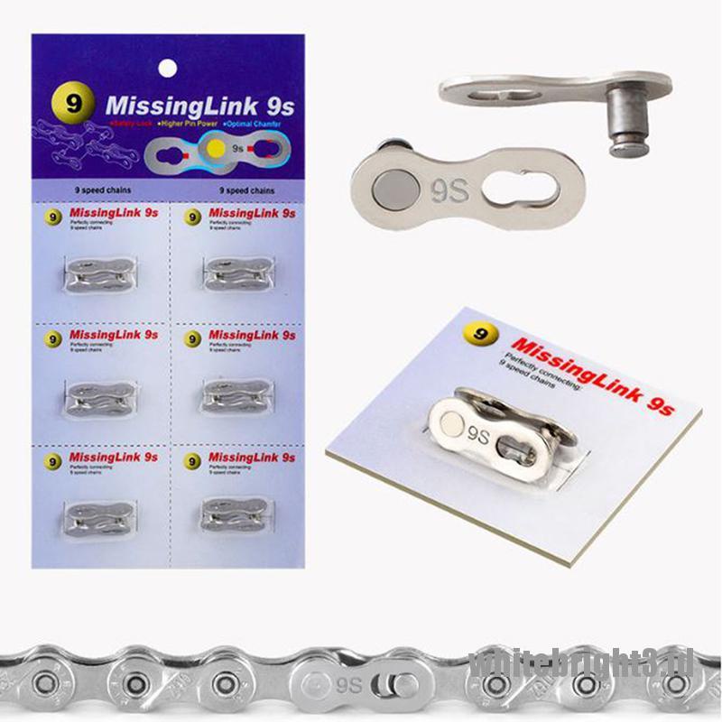 Rantai Sepeda Master Link 6 / 7 / 8 / 9 / 10 / 11 Kecepatan Warna Putih