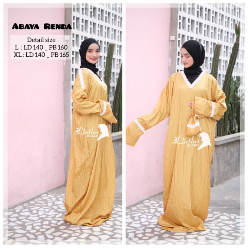 ABAYA RENDA Mukena Modern Mukena Traveling Rukuh Terusan Rukuh Dewasa Mukena Parasut Mukenah