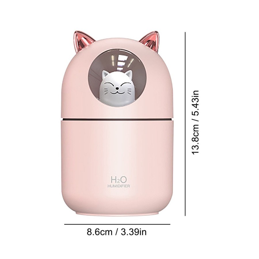 Humidifier Pelembab Udara Aromatherapy Oil Diffuser Cute 300ml - A205