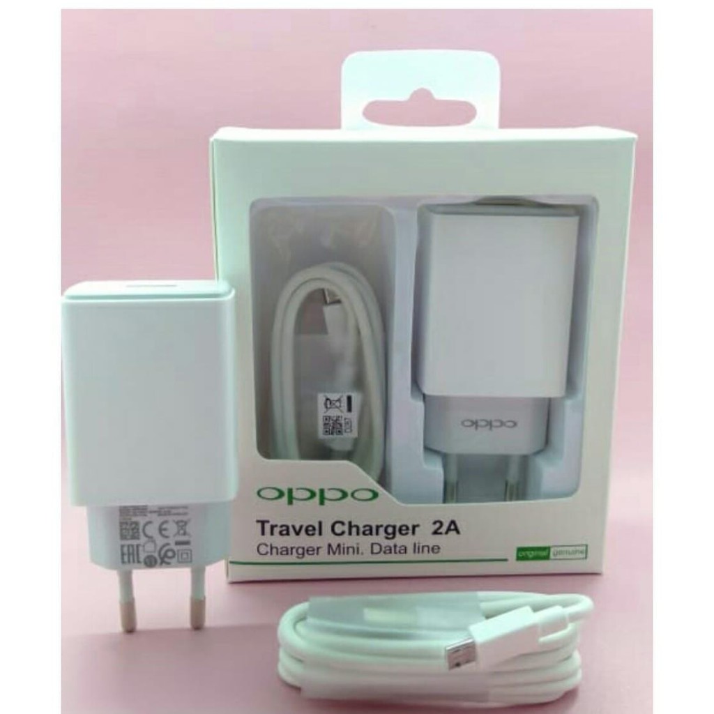 Charger Oppo 2A - Tc Oppo - AK903 -Casan Carger Oppo 2 Ampere Original 99 % Charger