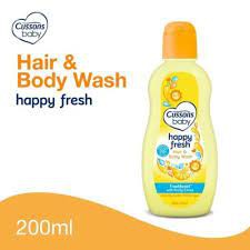 Cussons Baby Hair &amp; Body Wash Happy Fresh - 200 ml