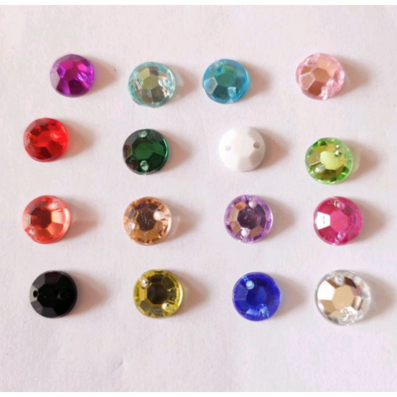 DIAMON BULAT TAIWAN 8MM 100PCS ETALASE 1