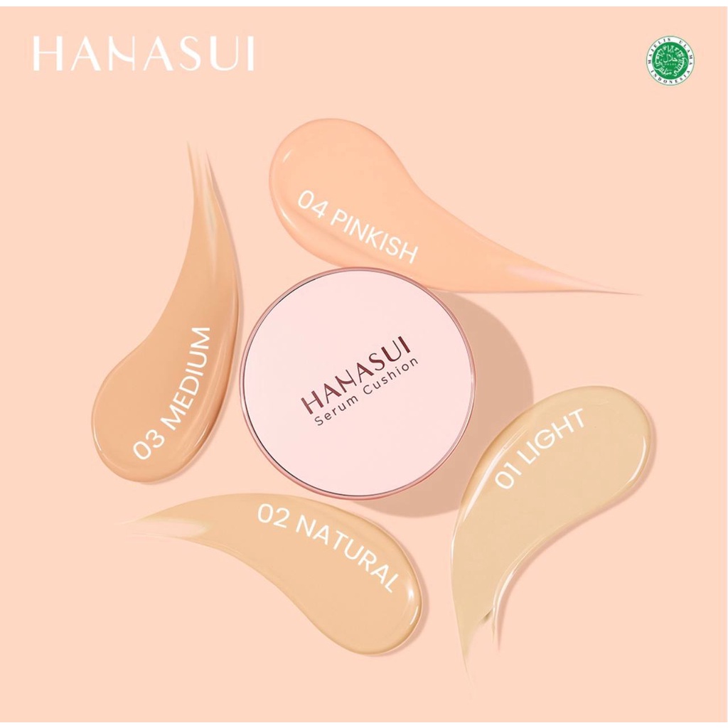 Hanasui Serum Cushion FOUNDATION MAKEUP BEDAK HANASUI / SOUL MATTE