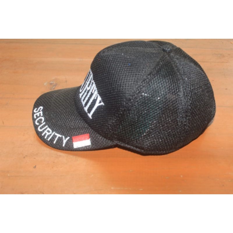 Sekurity Topi Hitam Keren Dan Terbaru Topi Satpam Security COD