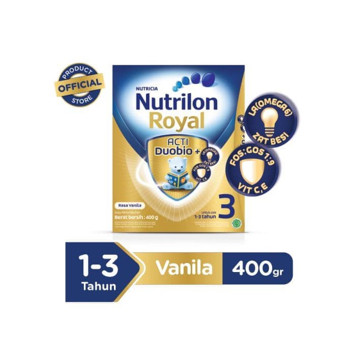 SUSU [MURAH] NUTRILON ROYAL 3 VANILA 400GR