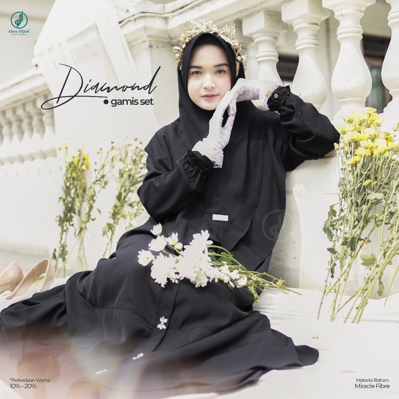 DIAMONT & ALLURE GAMIS SET Original By ALWA Hijab