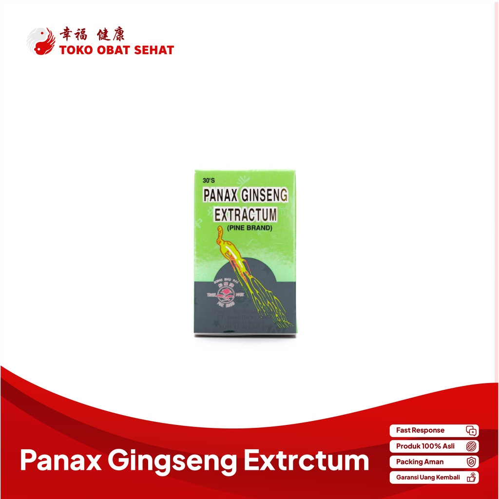 PANAX GINSENG CAPSULES vitamin ekstrak ginseng herbal