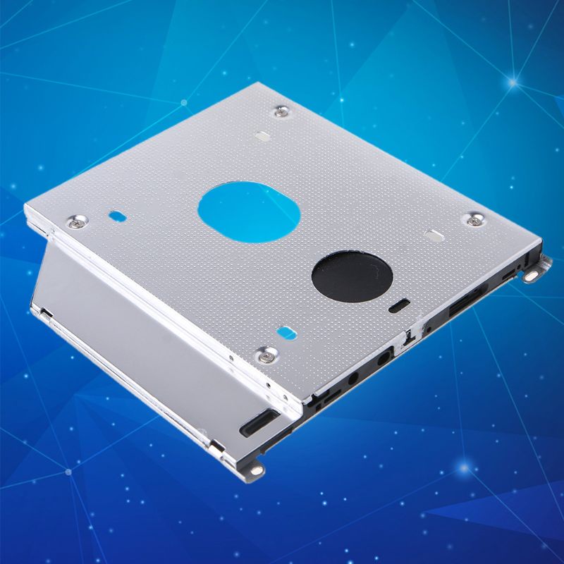 Btsg Aluminium Universal HDD Caddy 9.5mm Hard Disk Drive Box Enclosure DVD Adapter Kandang SSD Untuk A1278 A1286 A1297