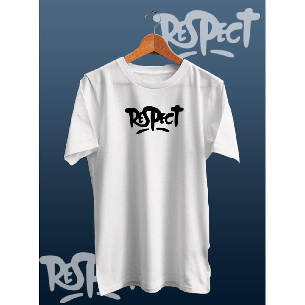 HKSTONE - KAOS DISTRO DIGITAL PRINT TULISAN RESPECT