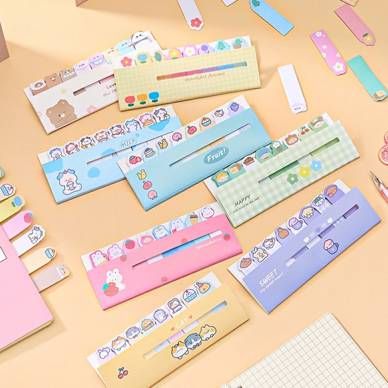 

120 lembar sticky note lucu beragam model dan warna/sticky note imut