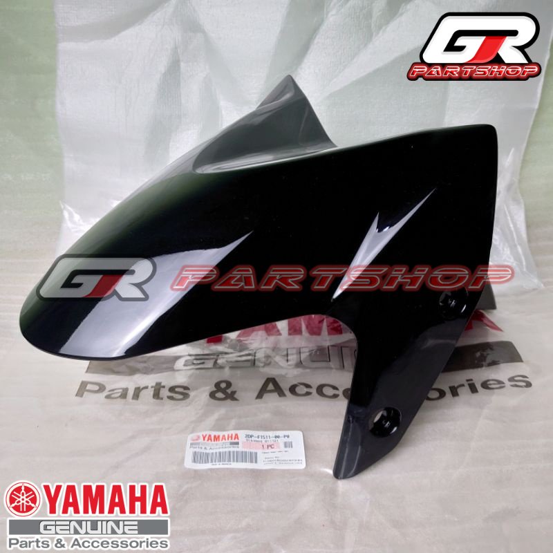 SPAKBOR DEPAN HITAM GLOSSY 2DP-P0 NMAX OLD ORIGINAL YAMAHA SLEBOR ORI YGP