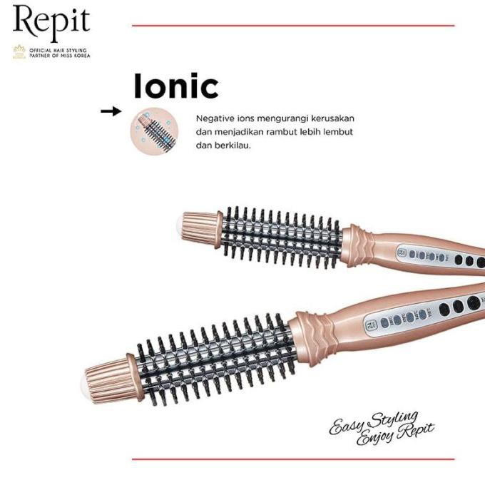 best seller Repit Titan Heat Brush Iron 24mm berkualitas
