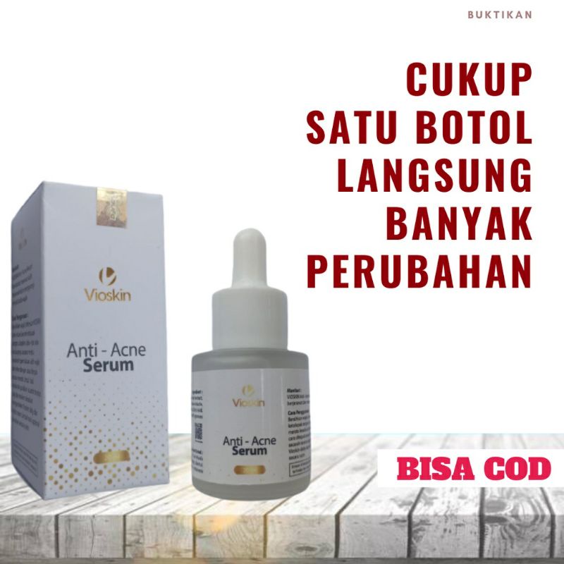 VIOSKIN SERUM OBAT PENGHILANG JERAWAT BATU PASIR WAJAH BERMINYAK AMAN UNTUK KULIT SENSITIF JERAWAT H