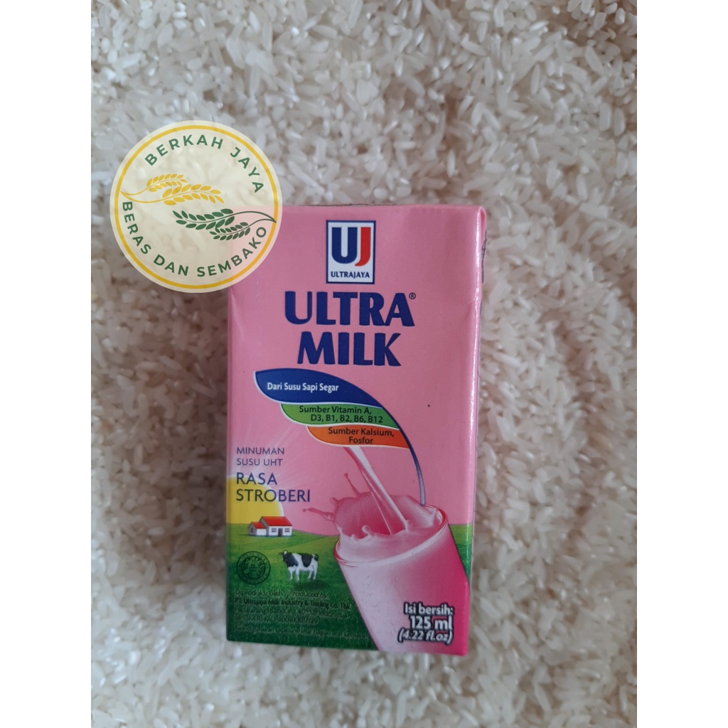 

Susu Ultra Milk UHT rasa Stroberi