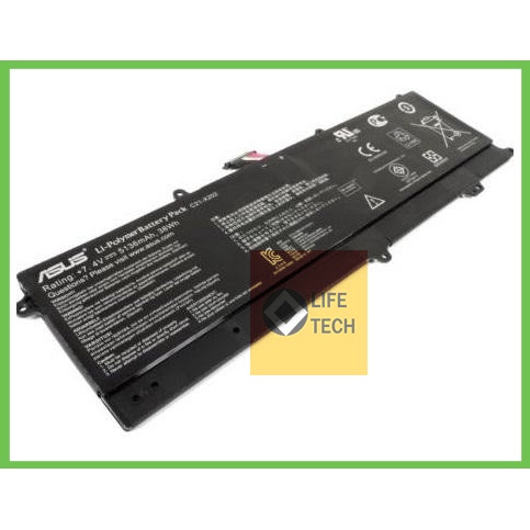 Battery Baterai Laptop Notebook ASUS VivoBook Q200 Q200E S200 S200E X201 X201E X202 X202E VivoBook F202E C21-X202 7.4V 5136mAh
