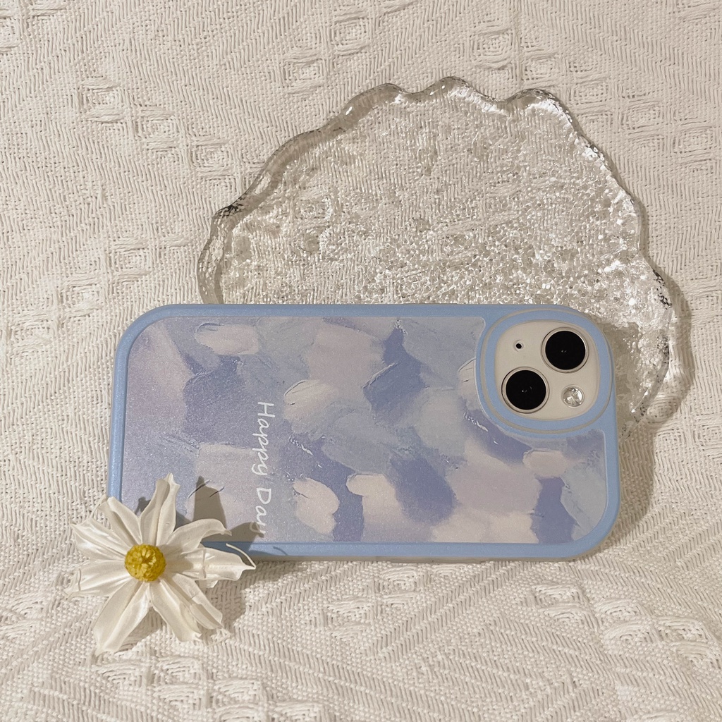 Soft Case TPU Motif Lukisan Cat Minyak Untuk iPhone 11 13pro 13prm 12 7Plus xs 8Plus XR 7 8 XR 11pro xs Max 12Pro Max