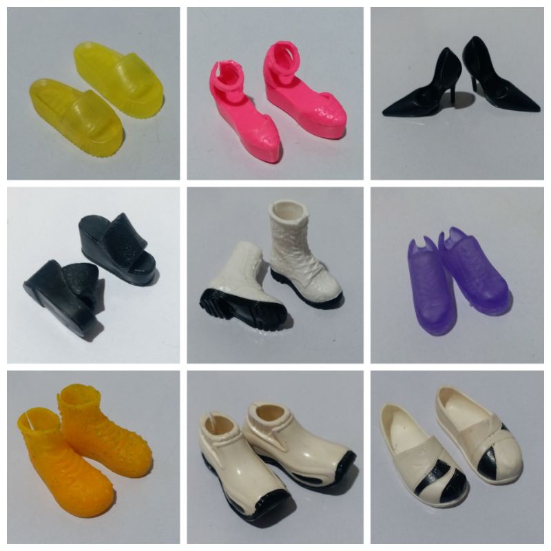 Barbie abd Ken Shoes Preloved Mattel