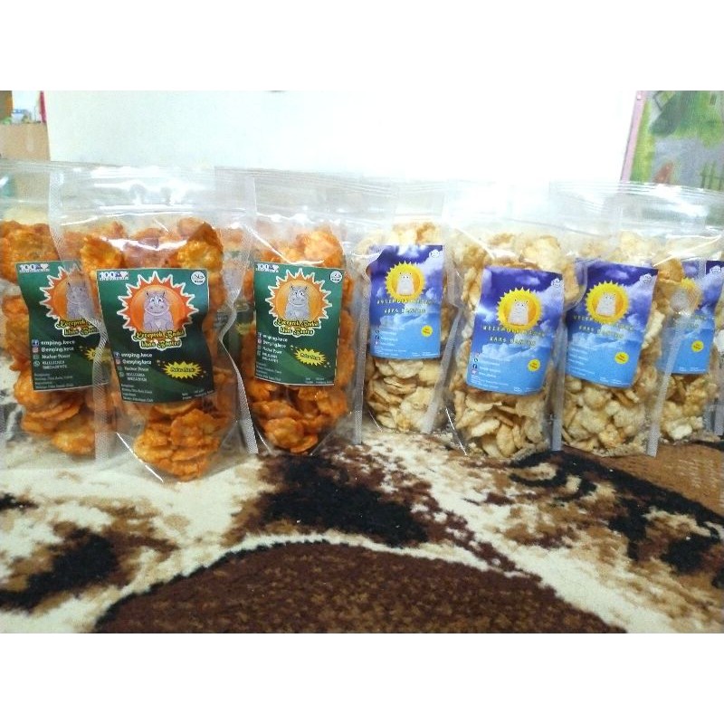 Emping melinjo pedas manis dan original khas banten murah dan enak