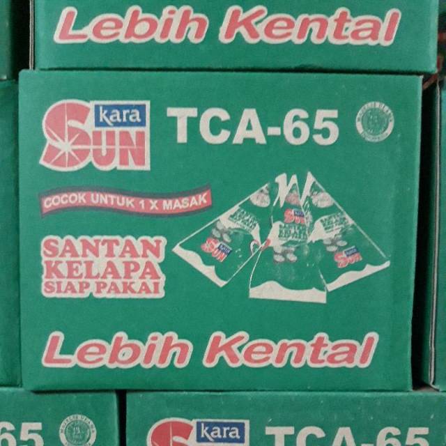 

Sun Kara Santan Kelapa TCA-65 Isi 36 Pcs