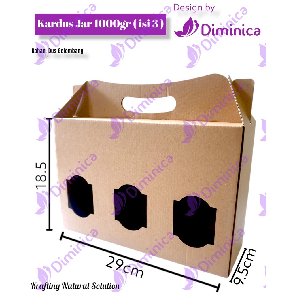 

Kardus Toples Jar 1000grm/Box Hampers Jar 1000grm/Dus Hampers Toples Jar 100grm
