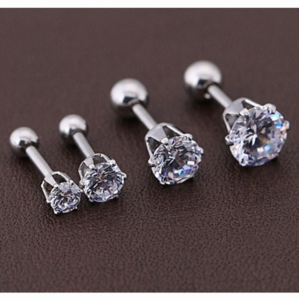 Top 1pcs Anting Unisex Wanita Cakar Empat Drop Titanium Steel