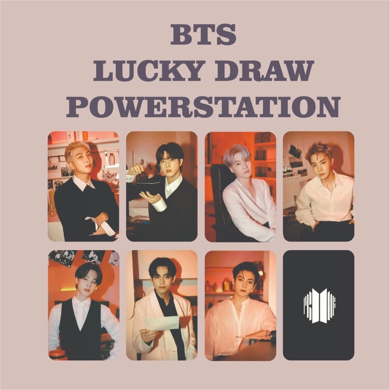 PHOTOCARD BTS LUCKY DRAW PROOF ALBUM