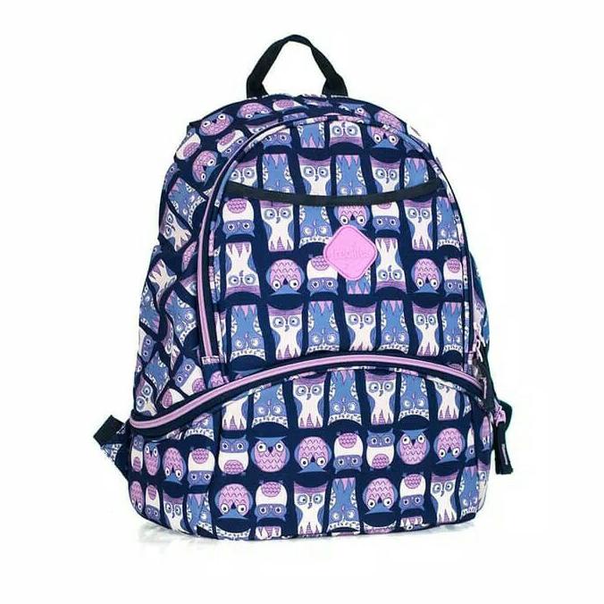 Freckles Kangaroo Bag Owl Blue/Pink Tas Bayi